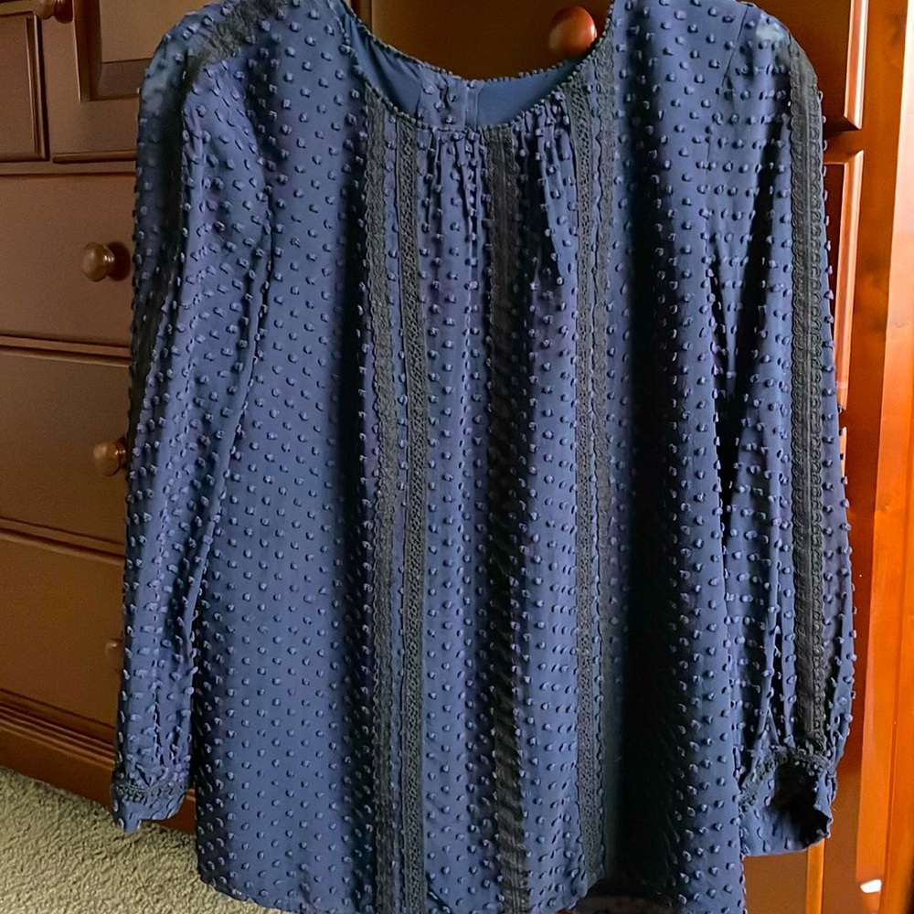Silk blend blouse
